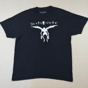Death Note Ryuk Graphic T-Shirt Mens Large Black Anime Shonen Jump Tee